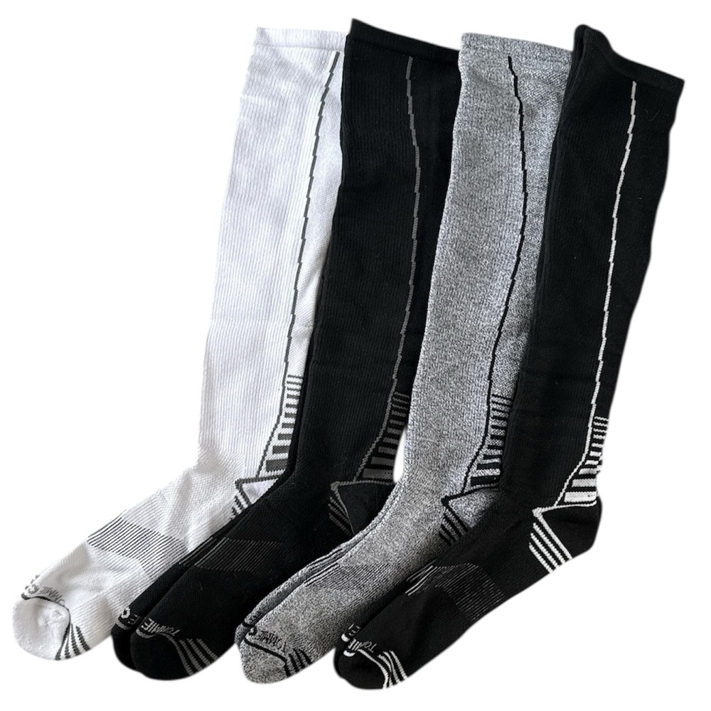 4-Tommie Copper of Over the Calf Compression Socks Size XL 12-14.5